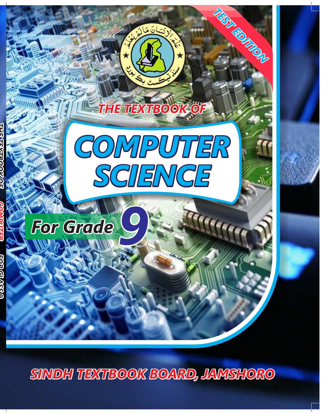 Class 9 Computer — Solved Exercises (English Medium) — official book cover
